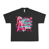 Pigment Black dinosaur  in october we wear pink Urban Heavy Tee - AdoDesignShop