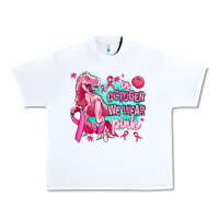 White dinosaur  in october we wear pink Urban Heavy Tee - AdoDesignShop