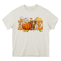 Cream love nurse fall Heavy Core Tee - texasbilliewilder