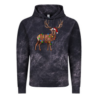 Cloud Black reindeer Vintage Hoodie - JahusDesignShop
