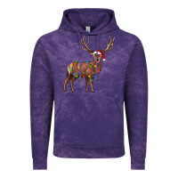 Cloud Purple reindeer Vintage Hoodie - JahusDesignShop