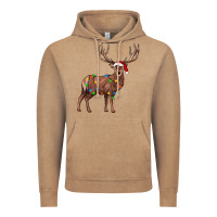 Vintage Coffee reindeer Vintage Hoodie - JahusDesignShop