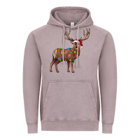 Vintage Zinc reindeer Vintage Hoodie - JahusDesignShop