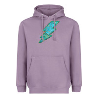 Lavender Turquoise Lightning Heavyweight Hoodie - Bettercallsaul