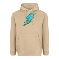 Mushroom Turquoise Lightning Heavyweight Hoodie - Bettercallsaul
