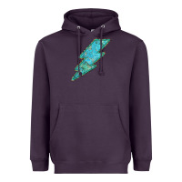 Plum Turquoise Lightning Heavyweight Hoodie - Bettercallsaul