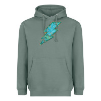 Sage Turquoise Lightning Heavyweight Hoodie - Bettercallsaul