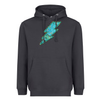 Smoke Turquoise Lightning Heavyweight Hoodie - Bettercallsaul