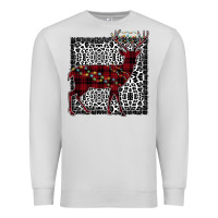 Dove Grey Christmas Deer Premium Sweatshirt - Bettercallsaul