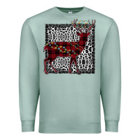 Seafoam Christmas Deer Premium Sweatshirt - Bettercallsaul