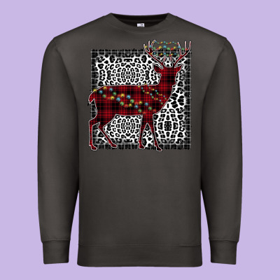 Christmas Deer Premium Sweatshirt Designed By Bettercallsaul
