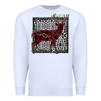 White Christmas Deer Premium Sweatshirt - Bettercallsaul