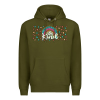Army Green be kind Premium Hoodie - JahusDesignShop