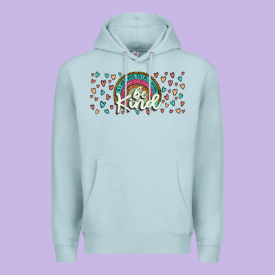 Be Kind Premium Hoodie Designed By Jahusdesignshop
