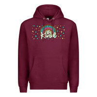 Burgundy be kind Premium Hoodie - JahusDesignShop