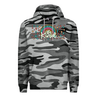 Slate Camo be kind Premium Hoodie - JahusDesignShop
