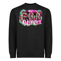 Black fur mama Heavyweight Sweatshirt - NancyCooperArtShop