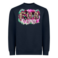 Navy fur mama Heavyweight Sweatshirt - NancyCooperArtShop