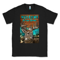 Black Western Buck Deer Garden Classic Tee - LillyAllenDesigns