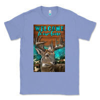 Colony Blue Western Buck Deer Garden Classic Tee - LillyAllenDesigns