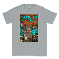 Heather Grey Western Buck Deer Garden Classic Tee - LillyAllenDesigns