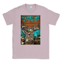 Lilac Western Buck Deer Garden Classic Tee - LillyAllenDesigns