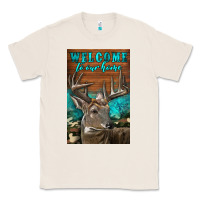 Natural Western Buck Deer Garden Classic Tee - LillyAllenDesigns