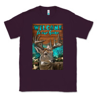 Plum Western Buck Deer Garden Classic Tee - LillyAllenDesigns
