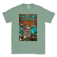 Sage Western Buck Deer Garden Classic Tee - LillyAllenDesigns