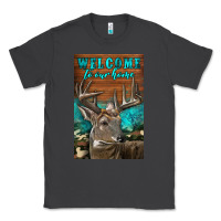 Smoke Western Buck Deer Garden Classic Tee - LillyAllenDesigns