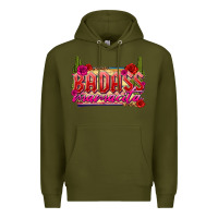 Army Green Badass Mamacita Premium Hoodie - texasbilliewilder