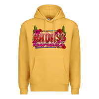 Mustard Badass Mamacita Premium Hoodie - texasbilliewilder