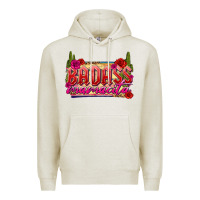 Oatmeal Heather Badass Mamacita Premium Hoodie - texasbilliewilder