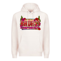 Pale Pink Badass Mamacita Premium Hoodie - texasbilliewilder