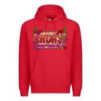 Red Badass Mamacita Premium Hoodie - texasbilliewilder