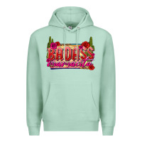 Seafoam Badass Mamacita Premium Hoodie - texasbilliewilder