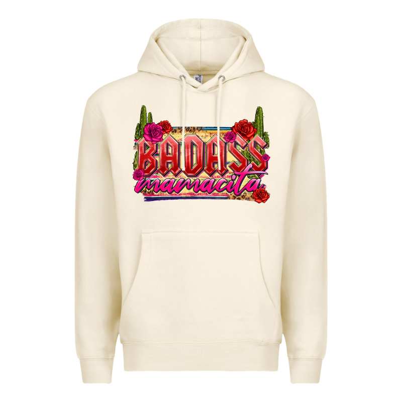 Badass Mamacita Premium Hoodie by texasbilliewilder | Teevron