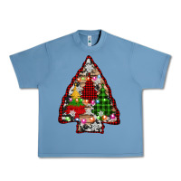 Pebble Blue arrowhead christmas trees Urban Heavy Tee - AdoDesignShop