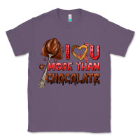 Lavender i love you more than chocolate Classic Tee - AdoDesignShop