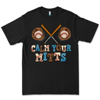 Black calm your mitts Premium Tee - AdoDesignShop