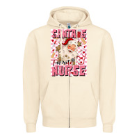 Sandshell santas favorite nurse Zipper Hoodie - MaliasSmallBusiness