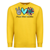 Lemon Peace Love Sunshine Premium Sweatshirt - Bettercallsaul