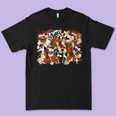 Cowhide Background Premium Tee Designed By Zillion Design Studio