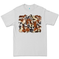 Dove Grey cowhide background Premium Tee - Zillion Design Studio
