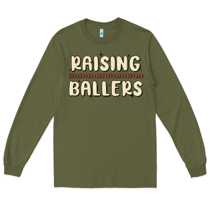 Raising Ballers Long Sleeve Tee by MaliasSmallBusiness | Teevron