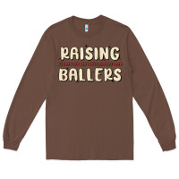 Chestnut raising ballers Long Sleeve Tee - MaliasSmallBusiness