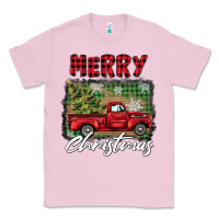 Bubblegum Pink merry christmas truck Classic Tee - BarkalooDesign