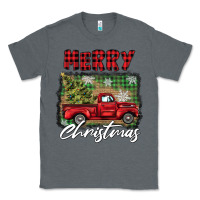 Charcoal Heather merry christmas truck Classic Tee - BarkalooDesign