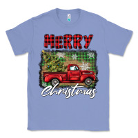 Colony Blue merry christmas truck Classic Tee - BarkalooDesign