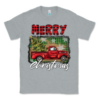 Heather Grey merry christmas truck Classic Tee - BarkalooDesign
